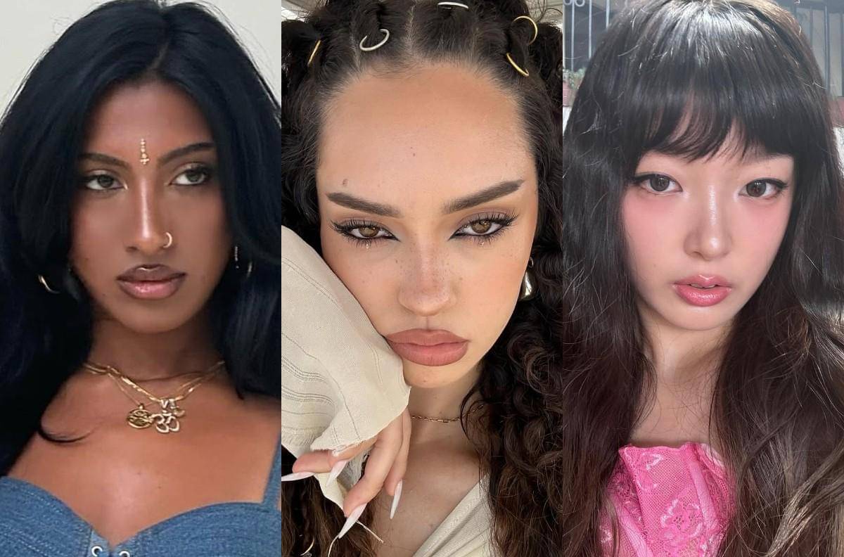 Ide makeup ala member KATSEYE (instagram.com/lararajj) | (instagram.com/daniela_avanzini) | (instagram.com/y0on_cha3)