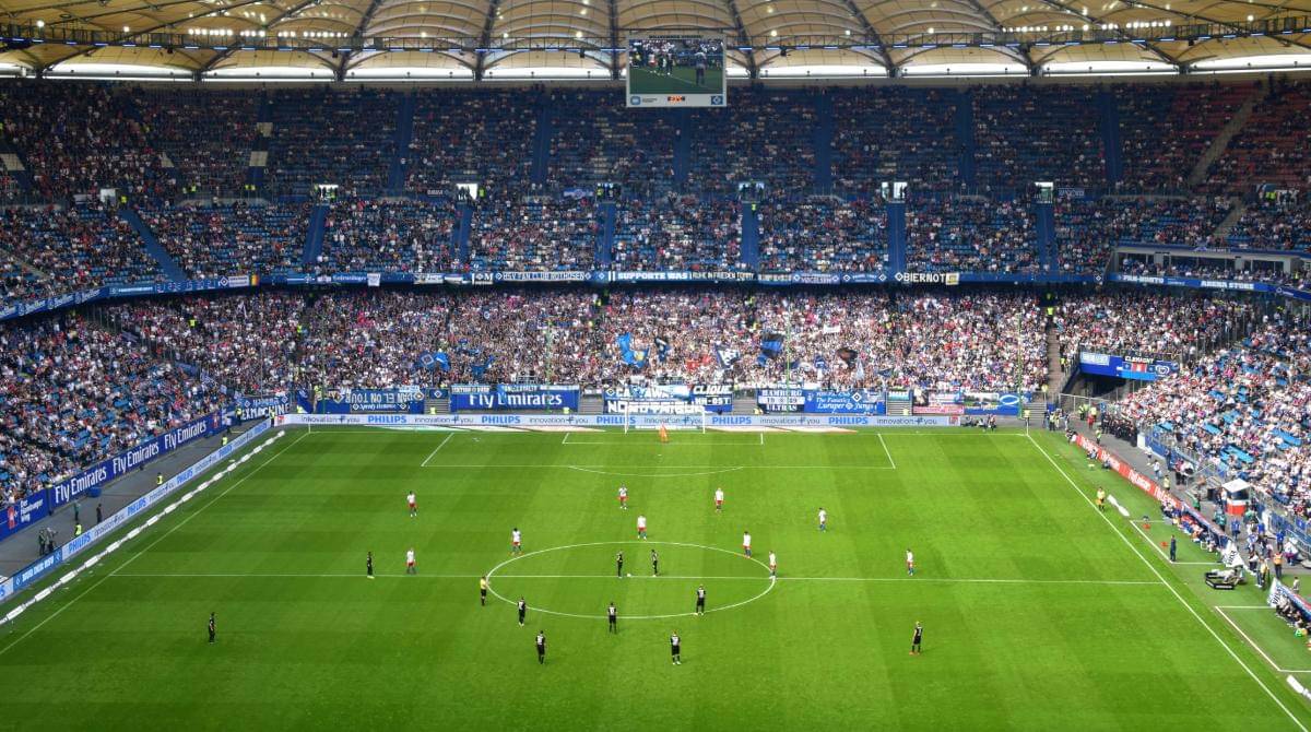 potret Volksparkstadion, markas Hamburger SV