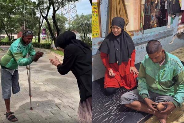 Clara Shinta Beri Bantuan Kaki Palsu (instagram.com/clarashintareal)