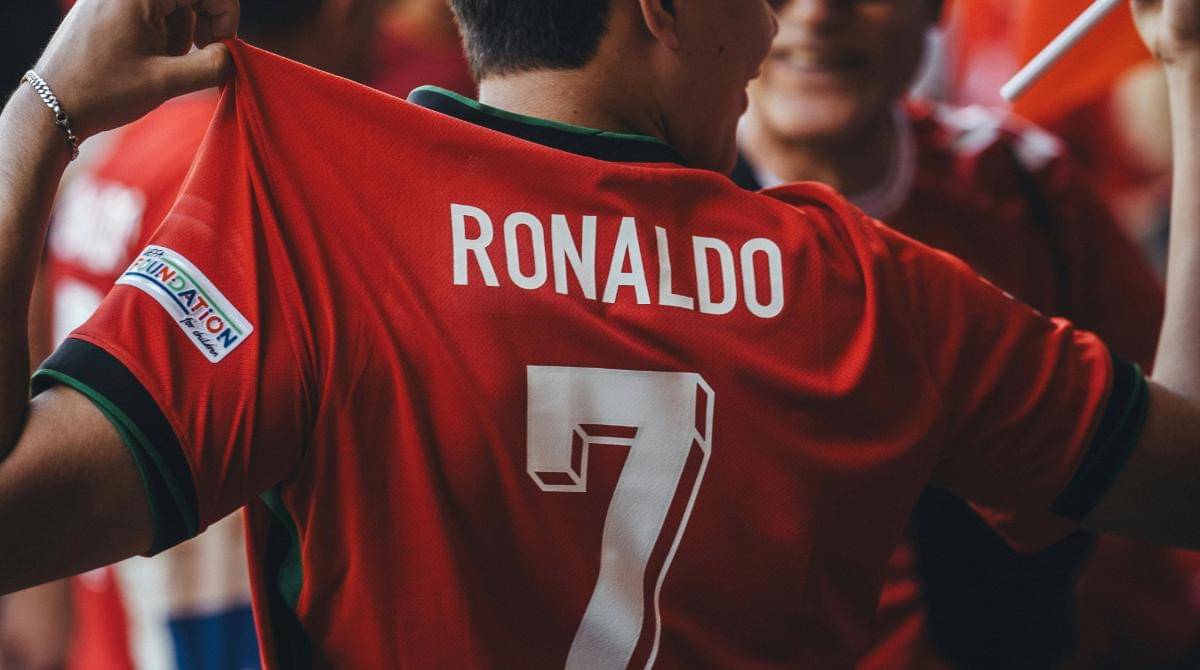 potret jersey Cristiano Ronaldo