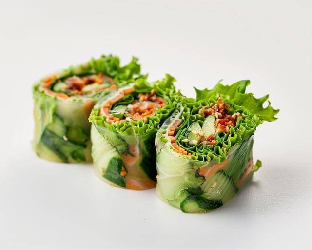 ilustrasi salad roll