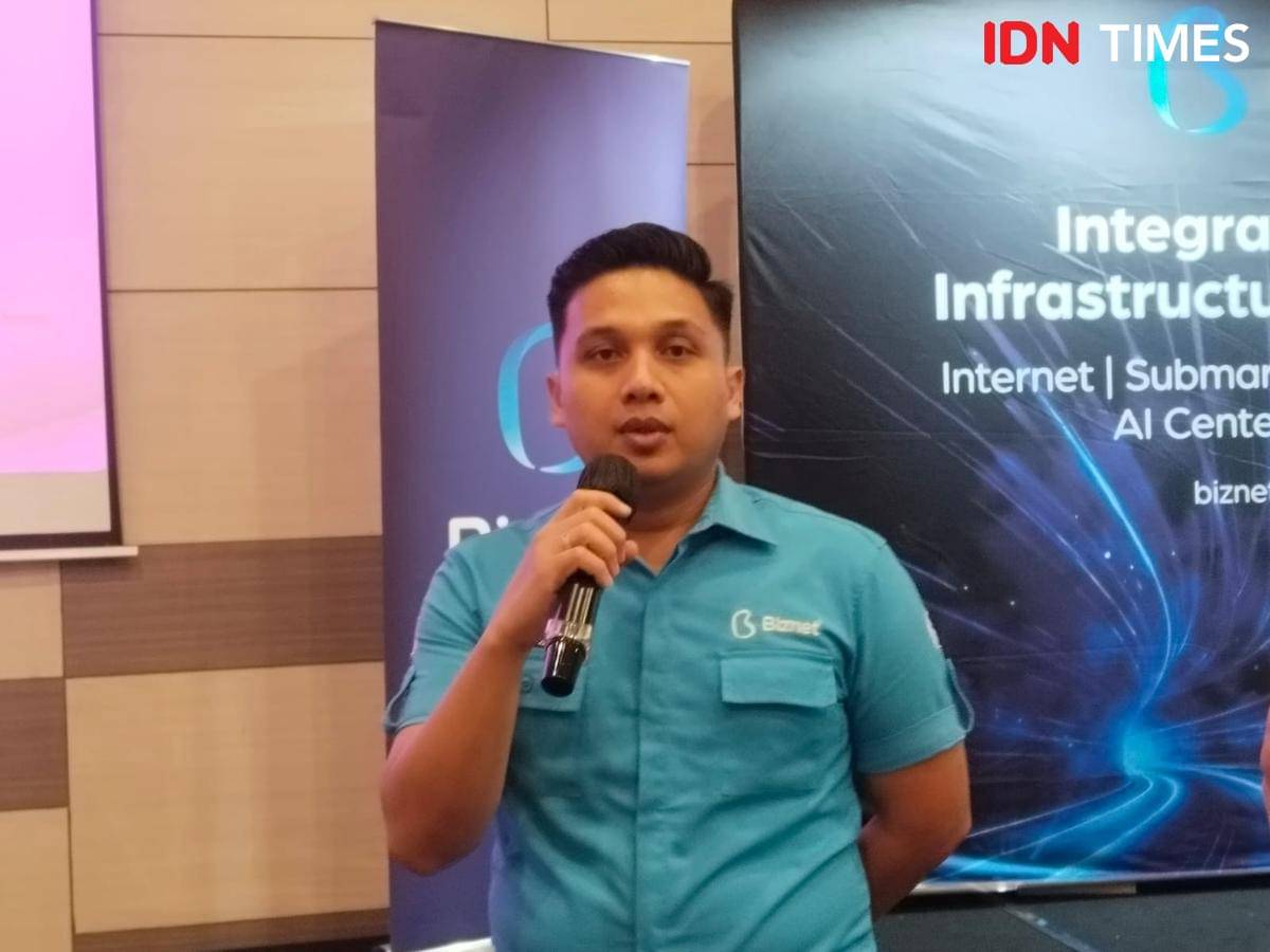 Manager Biznet wilayah Sumbagsel Piscesco Heyziputra (IDN Times/Feny Maulia Agustin)