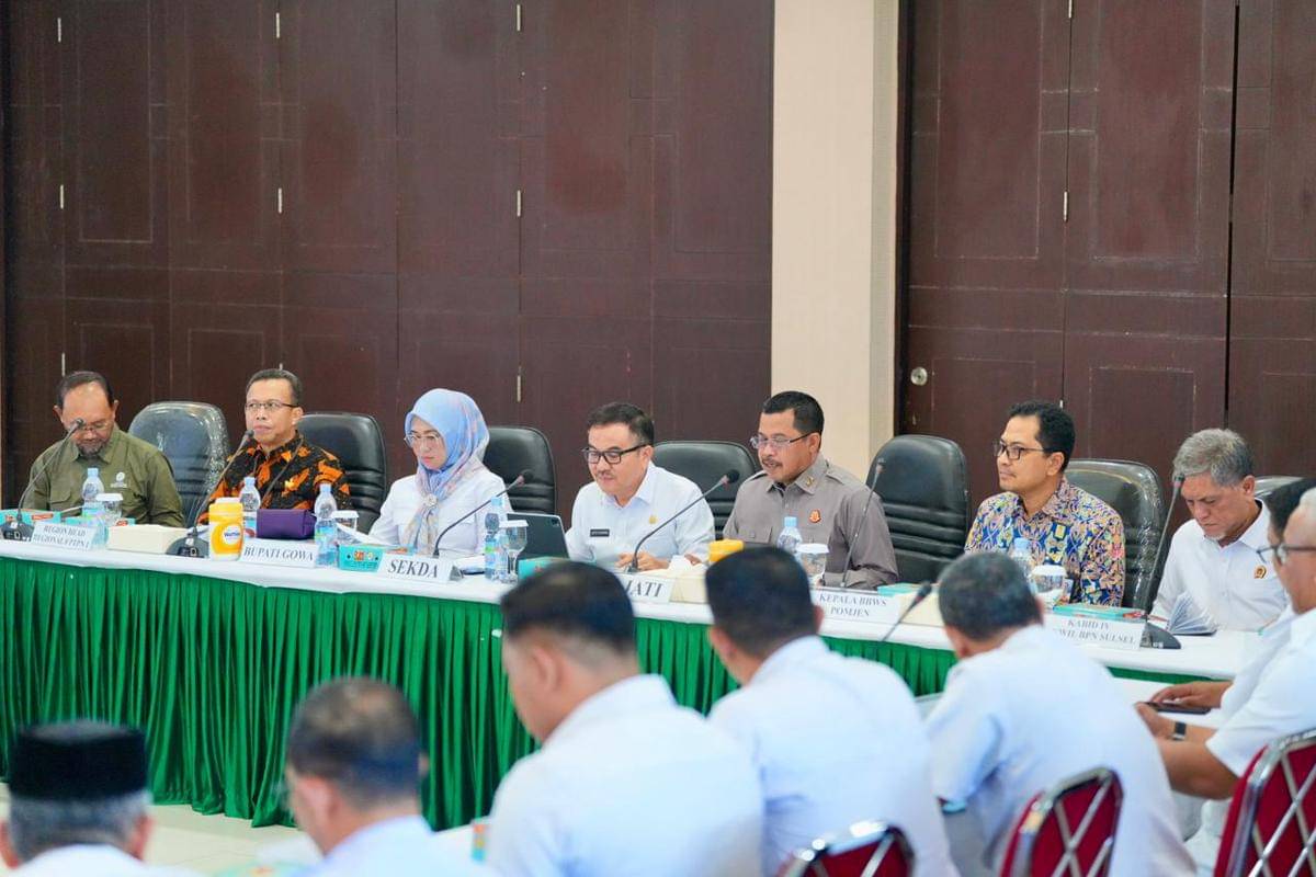 Rapat Koordinasi Lanjutan Satgas Percepatan Investasi Provinsi Sulsel yang digelar di Kantor Kejati Sulsel, Makassar, Rabu (8/10/2025). (Dok. Istimewa)