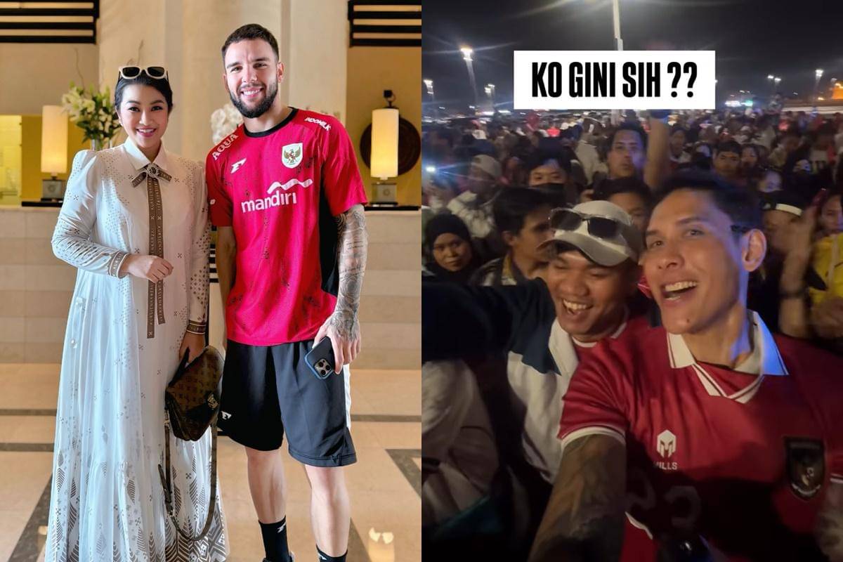 artis nonton timnas di Arab Saudi