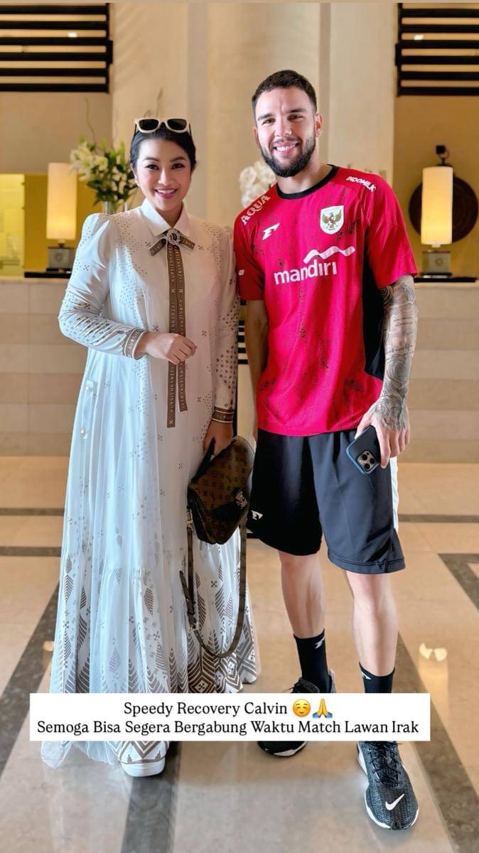 artis nonton timnas di Arab Saudi