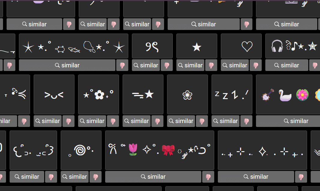 emoji aesthetic IG