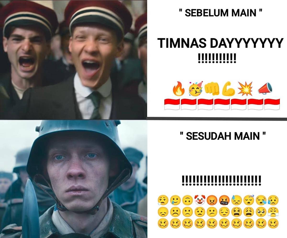 meme timnas kalah dari Arab Saudi