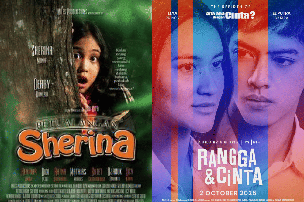 Kolase poster film musikal Indonesia