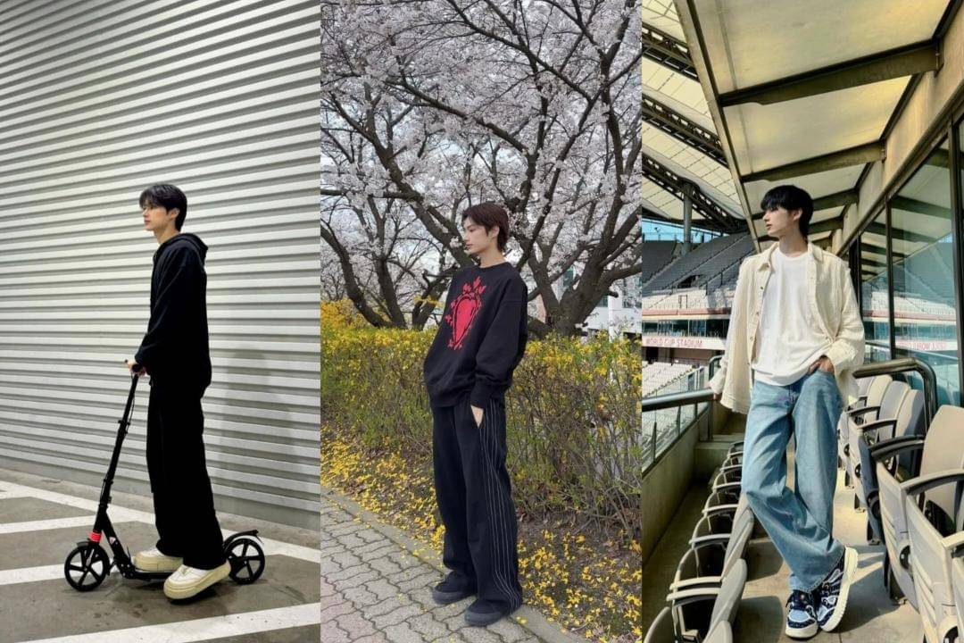 Gaya OOTD ala Jun SEVENTEEN (instagram.com/junhui_moon) 