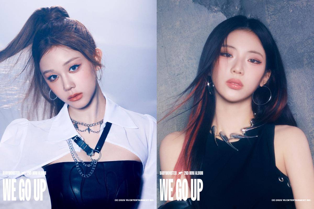 potret BABYMONSTER di mini album WE GO UP (x.com/YGBABYMONSTER_)