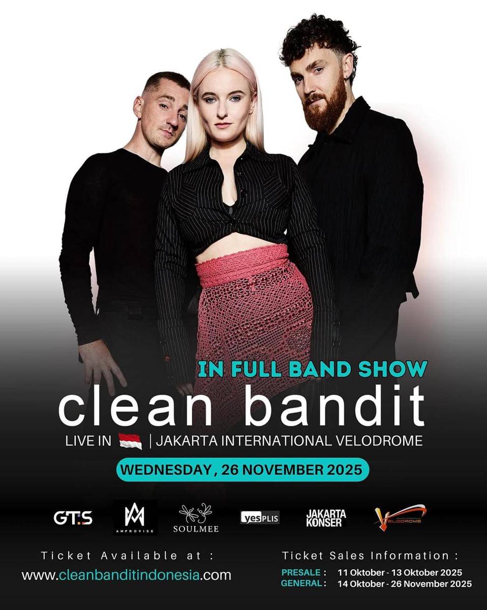 Clean Bandit akan gelar konser di Jakarta pada November 2025 (instagram.com/jakartakonser)
