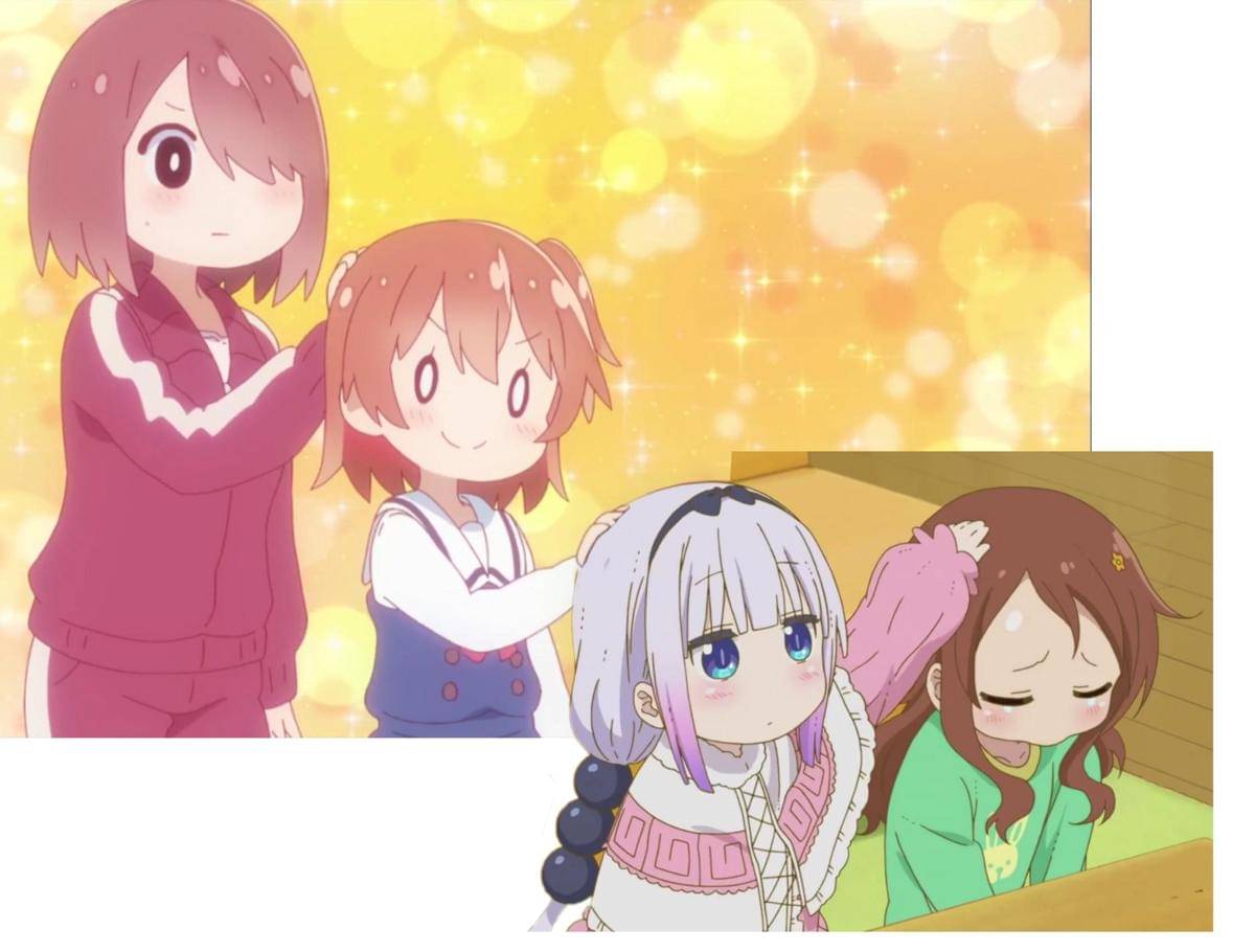 meme anime mengelus kepala