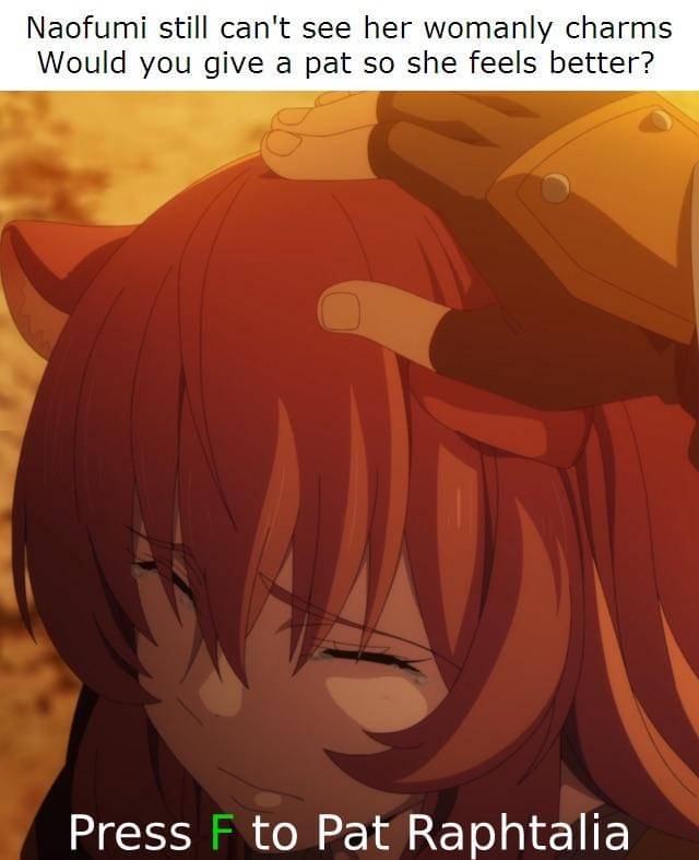 meme anime mengelus kepala