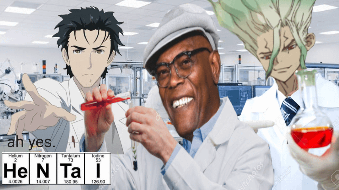 meme anime tentang ilmuwan