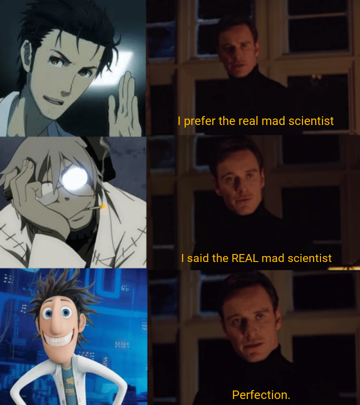 meme anime tentang ilmuwan