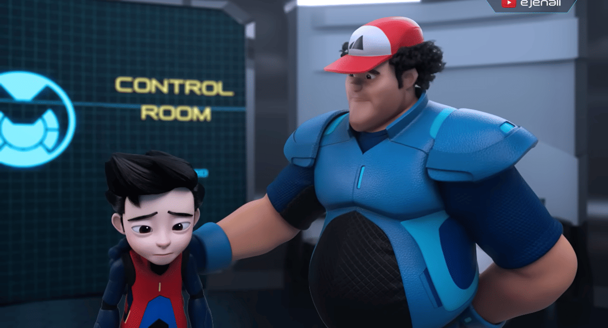 cuplikan episode ''Misi: Bangkit'' (dok. Wau Animation/Ejen Ali)