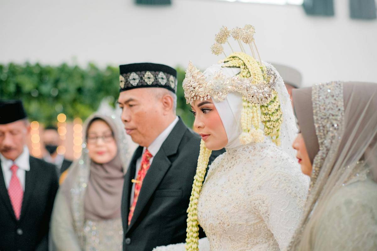 ilustrasi acara pernikahan