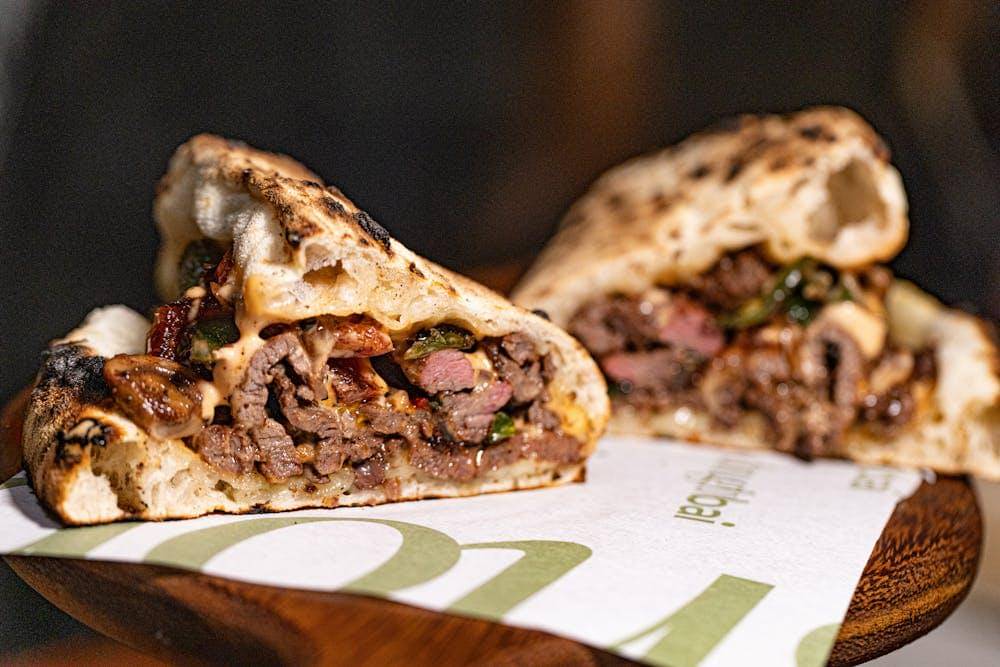 ilustrasi thai steak sandwich