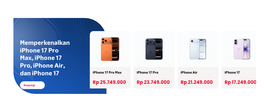 bundling iPhone 17 series dari Telkomsel