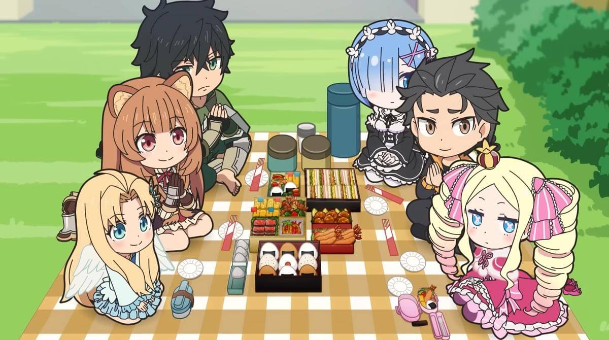 cuplikan anime Isekai Quartet