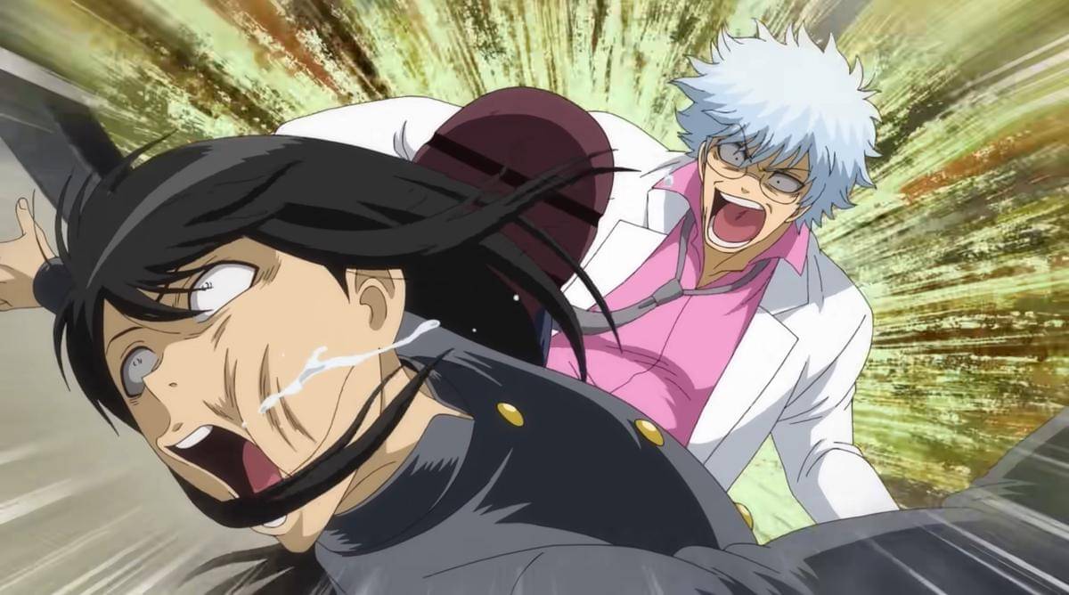 cuplikan anime Gintama - Mr. Ginpachi’s Zany Class