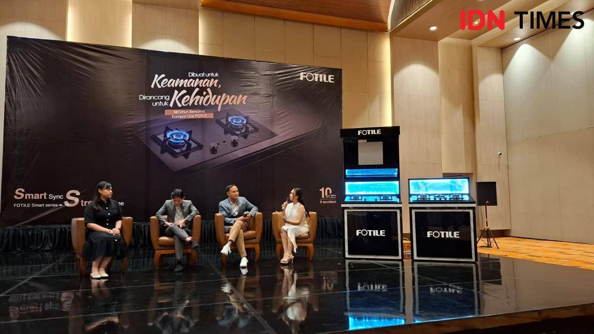 Peluncuran produk kompor gas Smart Series dari Fotile Indonesia untuk konsumen di Sumsel (IDN TImes/Rangga Erfizal)
