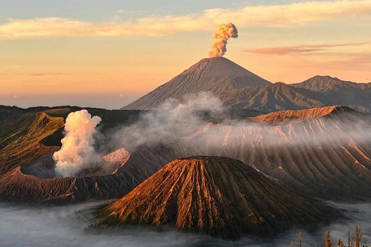 Potret Taman Nasional Bromo Tengger Semeru, Jawa Timur, Indonesia