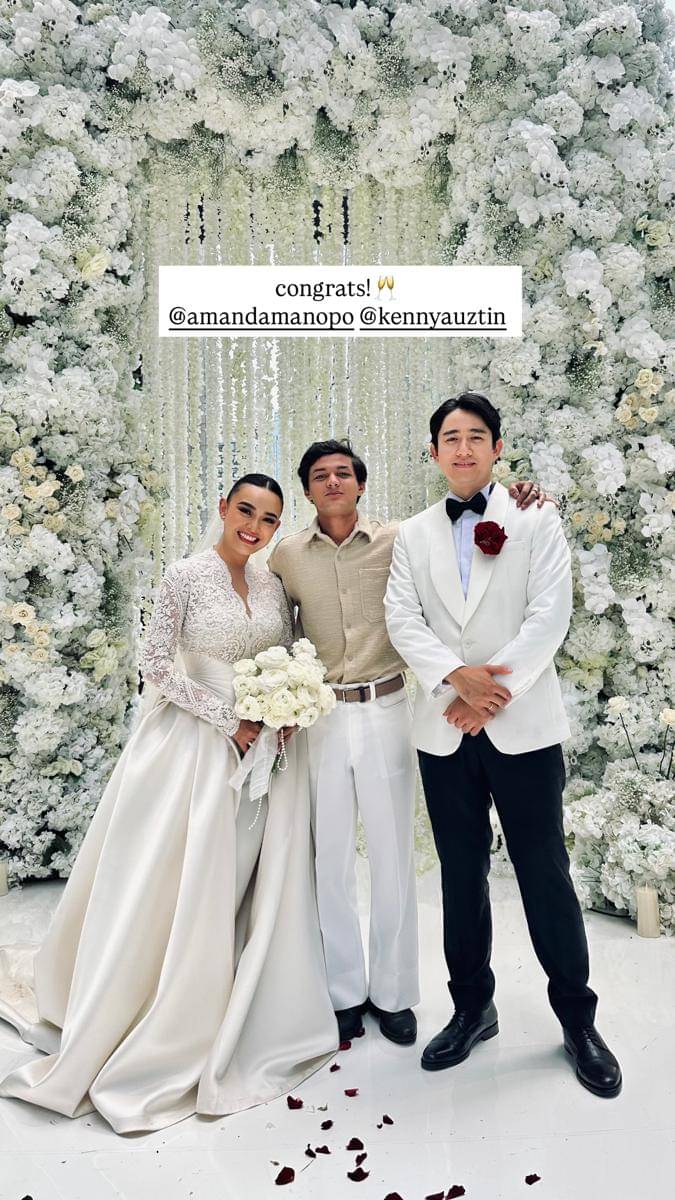 artis di pemberkatan pernikahan Amanda Manopo