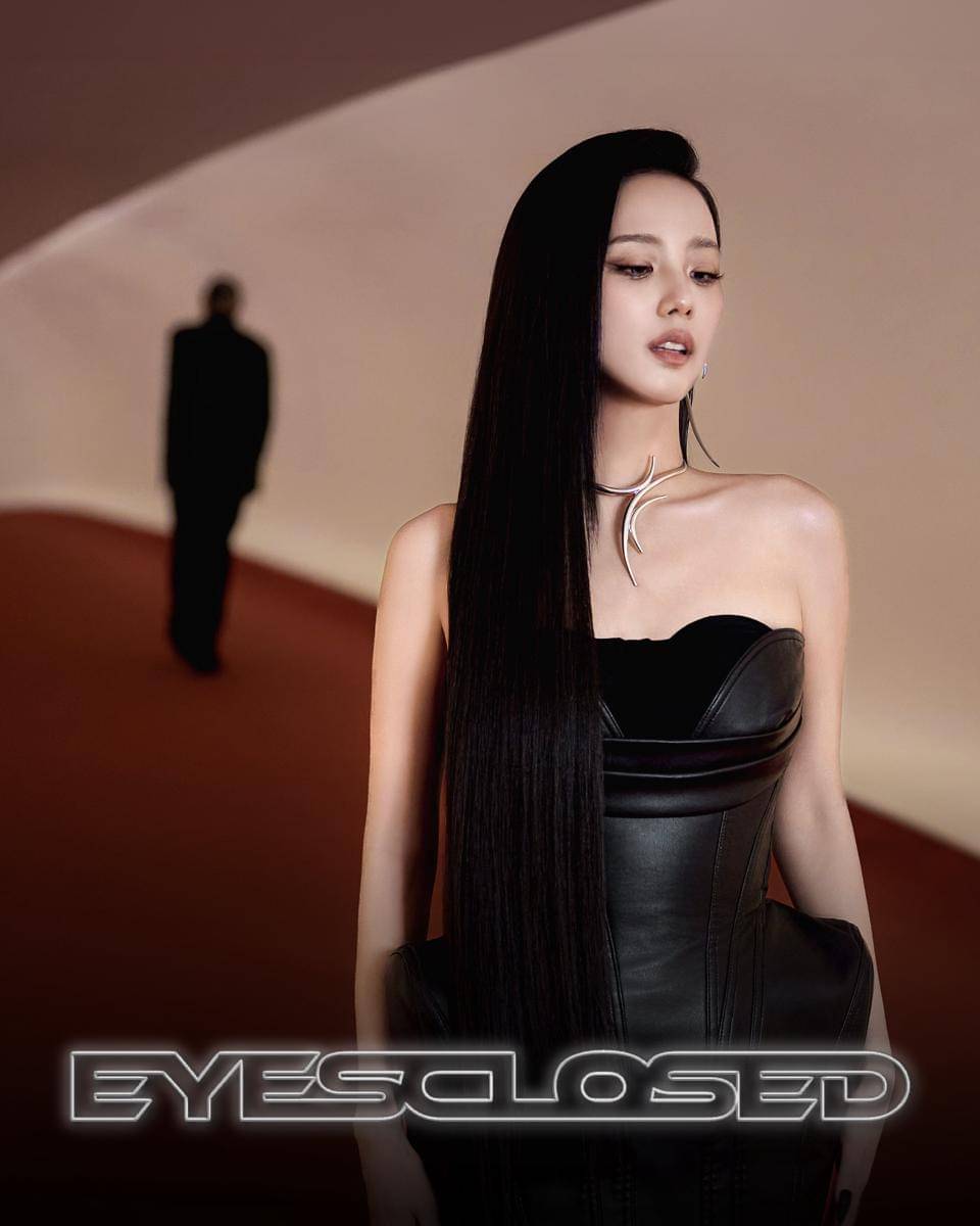 poster kolaborasi Jisoo BLACKPINK dan Zayn Malik - EYES CLOSED (x.com/officialBLISSOO)