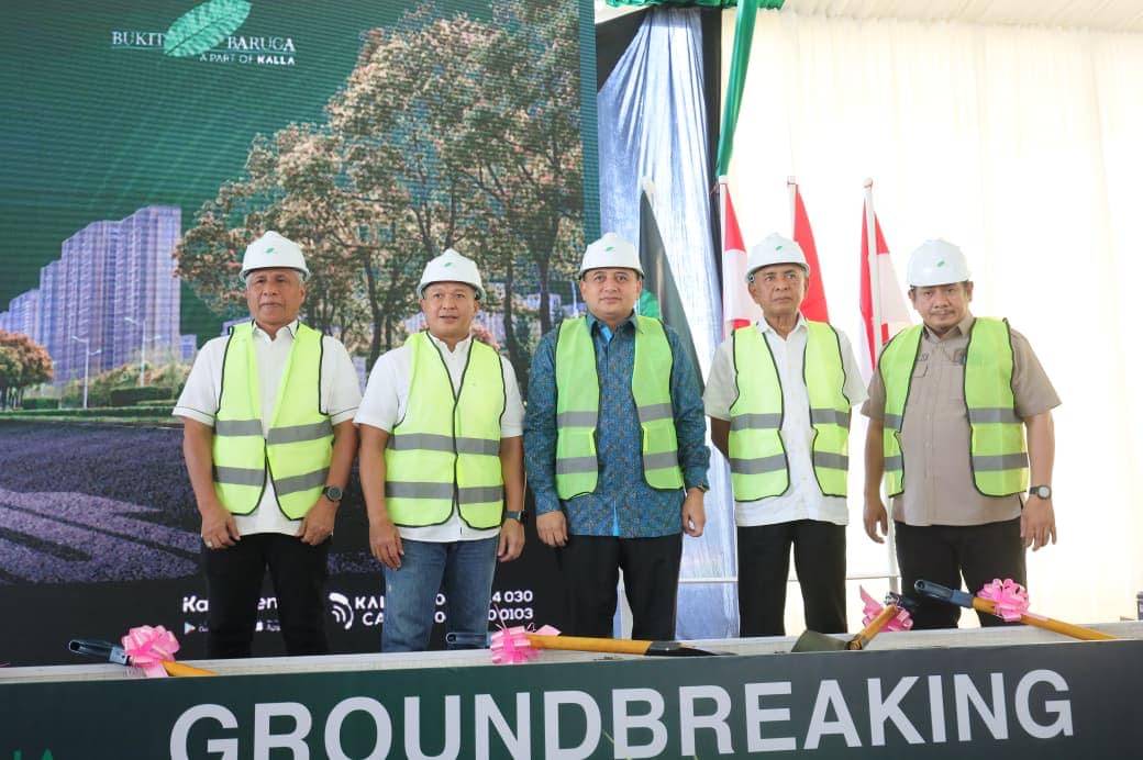 Groundbreaking pembangunan akses jalan alternatif Leimena-Perintis Kemerdekaan Makassar, Jumat (10/10/2025). (Dok. Humas Pemkot Makassar)