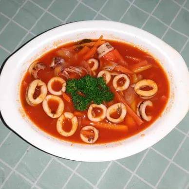 resep cumi asam manis