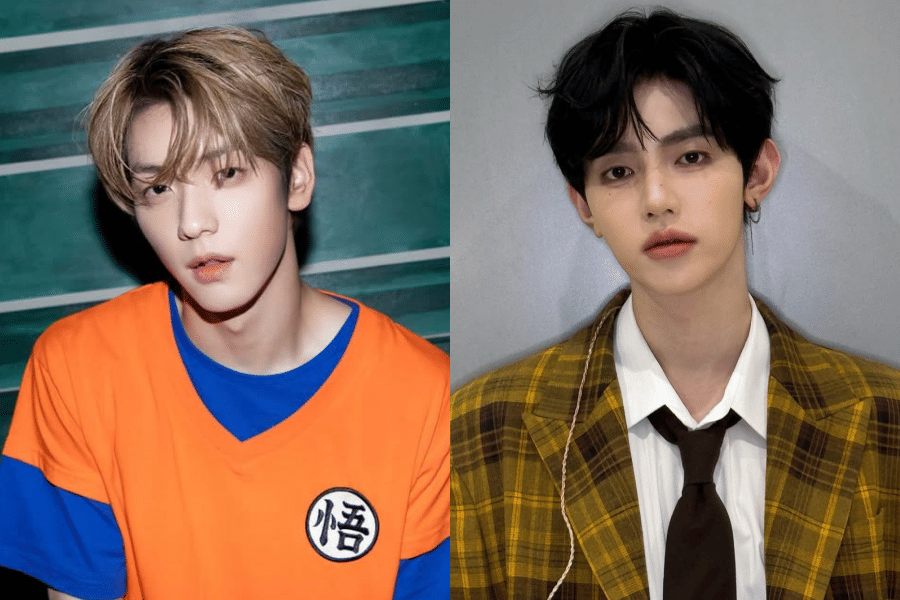 Soobin TXT dan Zhang Hao ZEROBASEONE (instagram.com/page.soobin | instagram.com/zb1official)