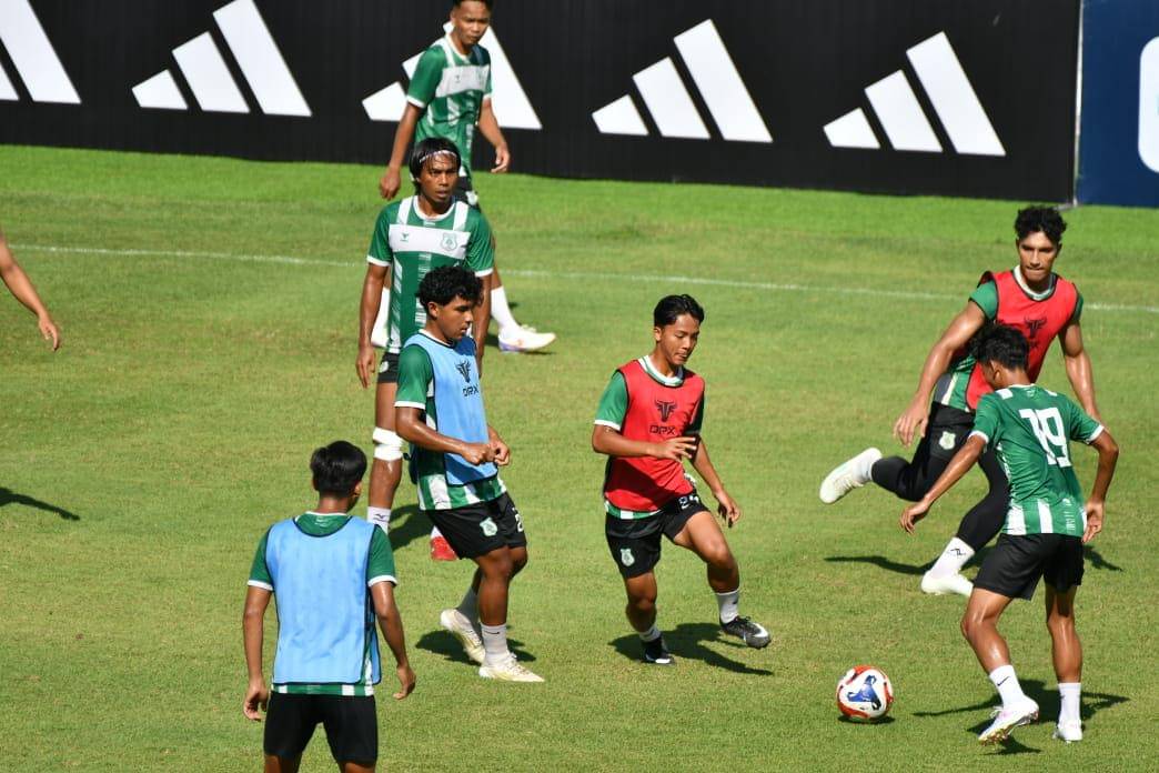 Skuat PSMS berlatih di Stadion Utama Sumut jelang laga kontra Persikad (dok.PSMS)