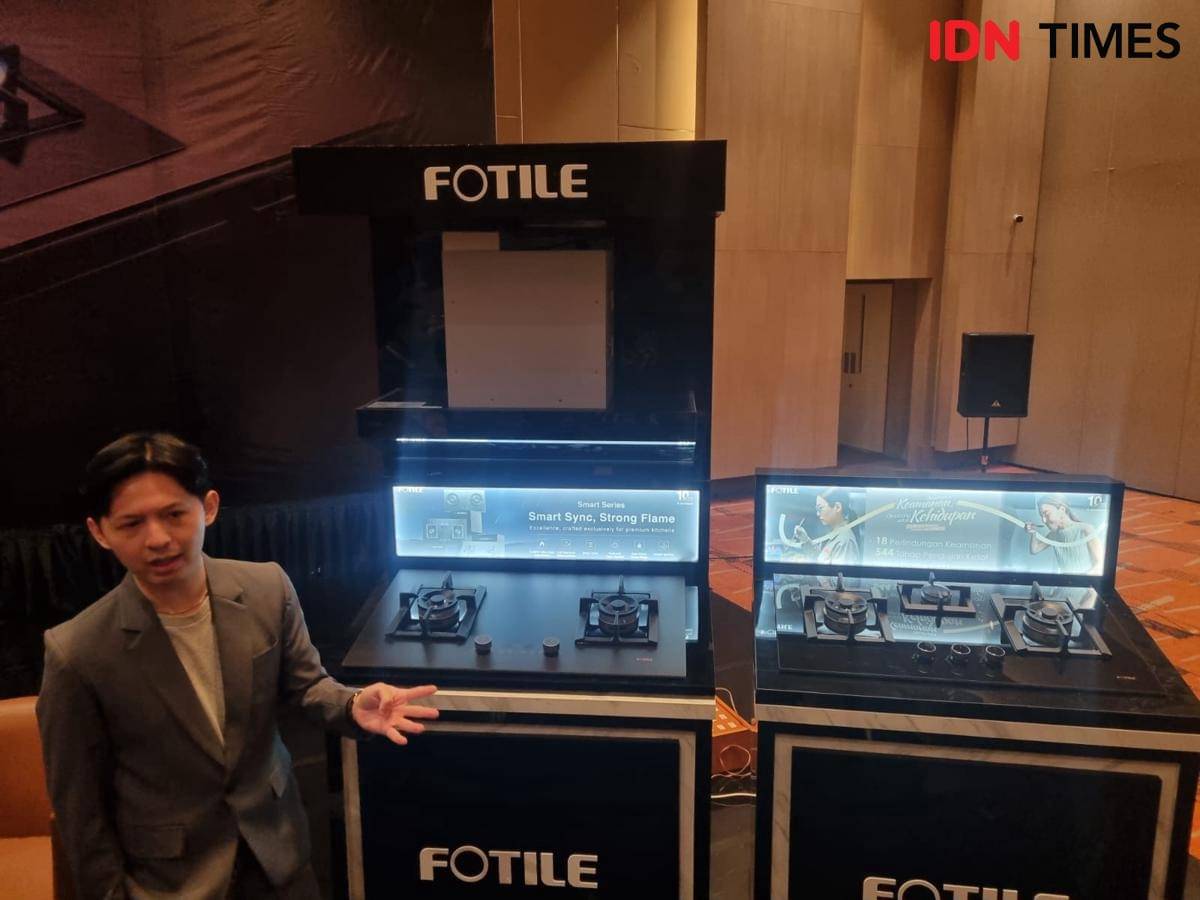 Peluncuran produk kompor gas Smart Series dari Fotile Indonesia untuk konsumen di Sumsel (IDN TImes/Rangga Erfizal)