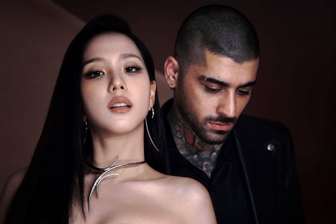 poster kolaborasi Jisoo BLACKPINK dan Zayn Malik - EYES CLOSED (x.com/officialBLISSOO)