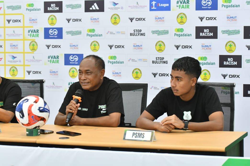 Skuat PSMS berlatih di Stadion Utama Sumut jelang laga kontra Persikad (dok.PSMS)