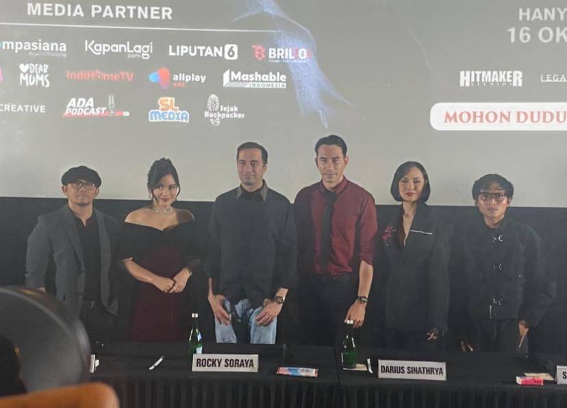 potret press conference film Getih Ireng