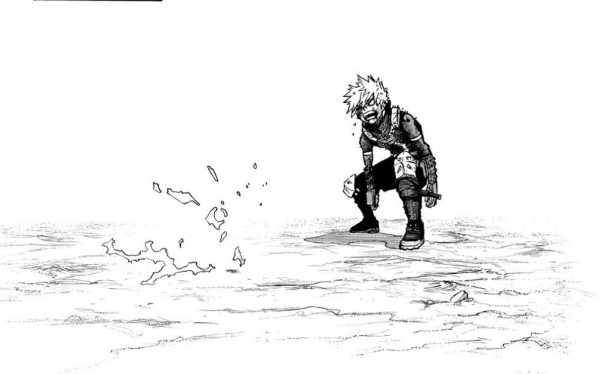 Bakugo mengalahkan tubuh fisik AFO