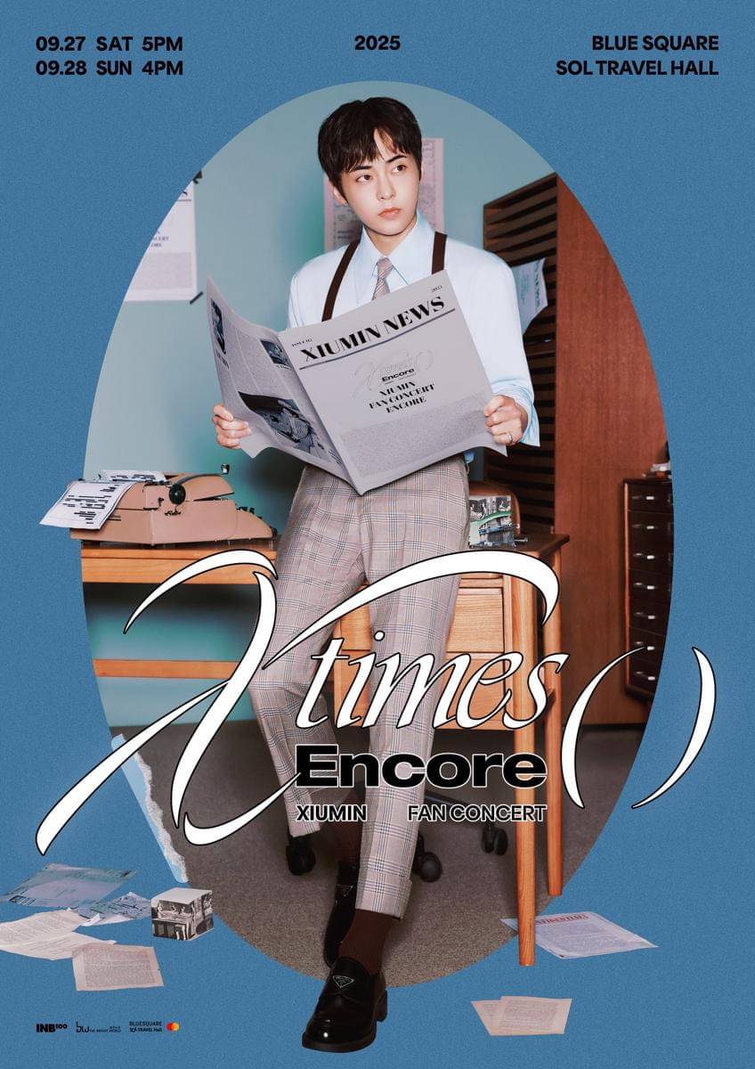 Poster Fan Concert Encore Xiumin