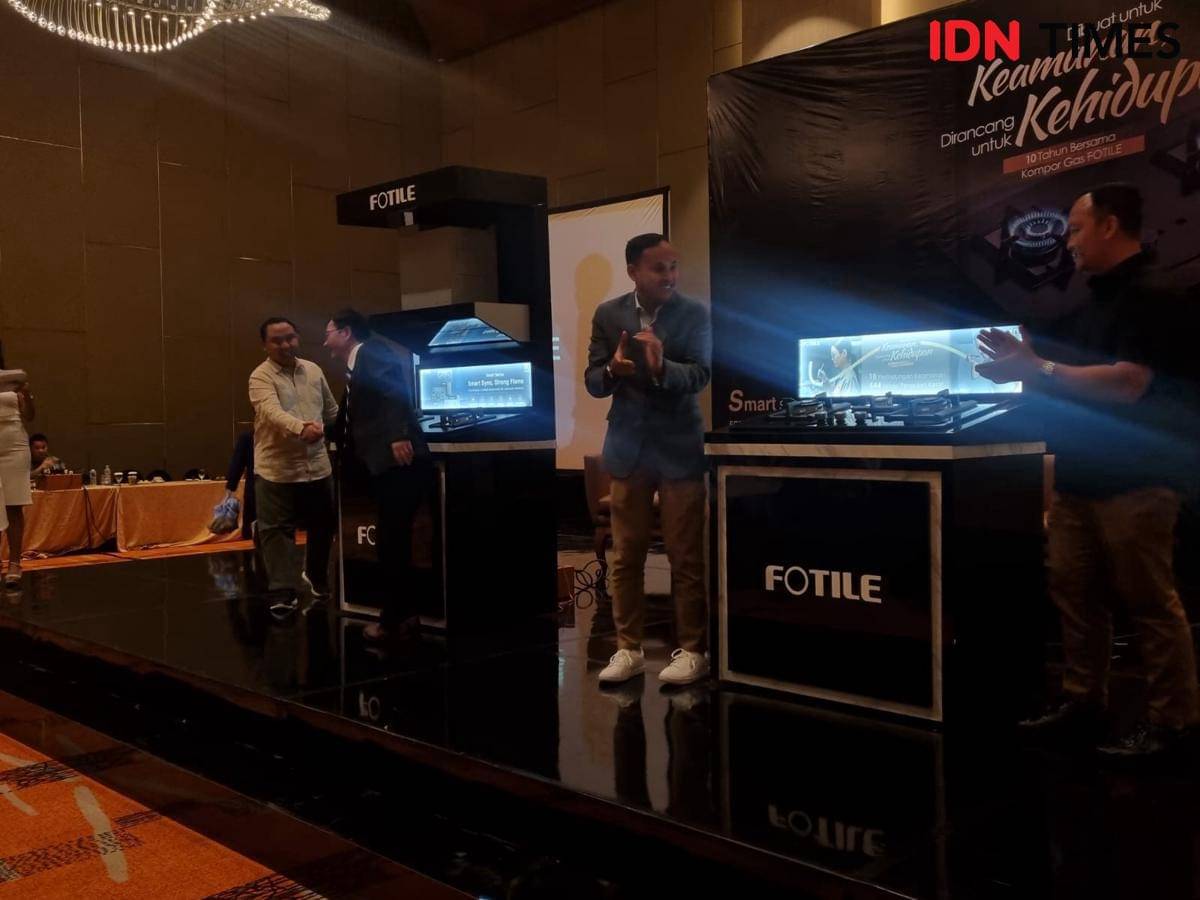Peluncuran produk kompor gas Smart Series dari Fotile Indonesia untuk konsumen di Sumsel (IDN TImes/Rangga Erfizal)