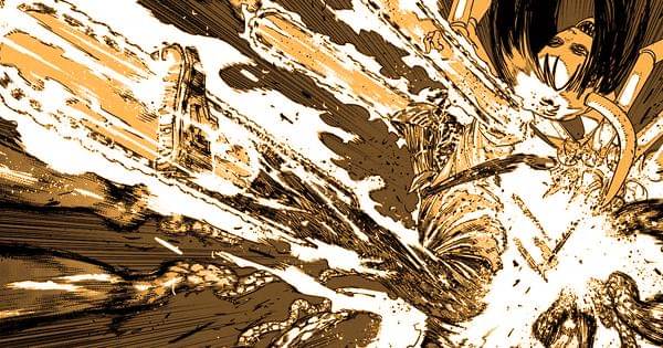 Denji menghabisi Santa Claus - Chainsaw Man