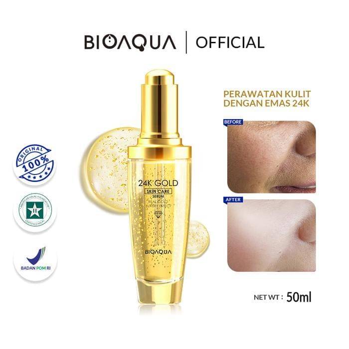 24k Gold Skincare Serum (tokopedia.com/Bioaqua Official Store)
