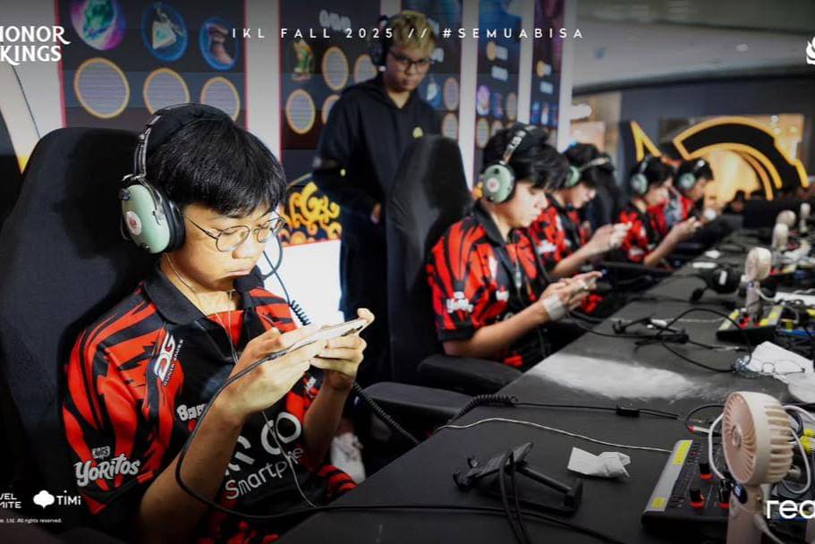 Potret pemain Bigetron by Vitality saat match grand finals IKL Fall 2025 