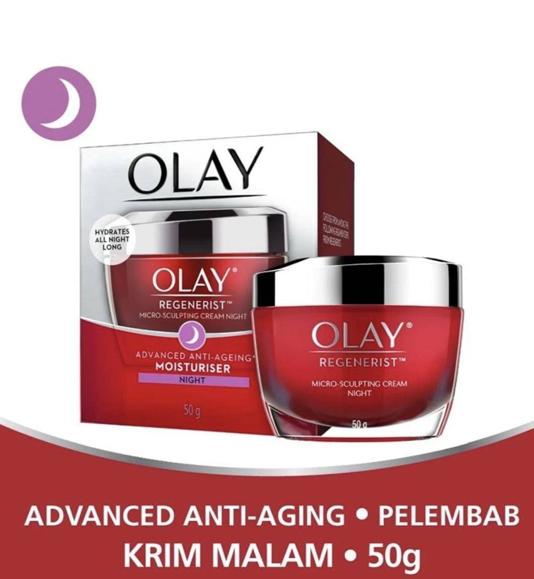 OLAY Regenerist Micro Sculpting Night Cream (olayskincare.com) 