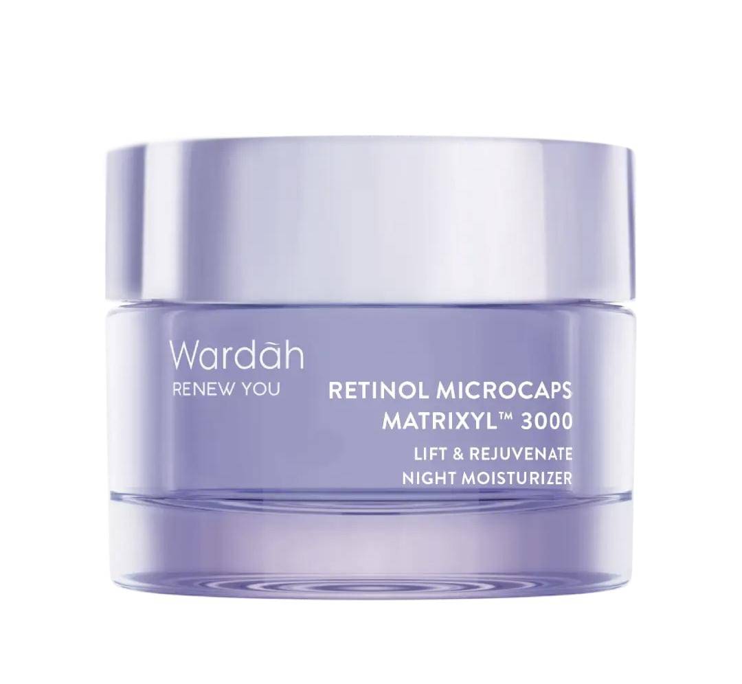 Wardah Renew You Retinol Microcaps Matrixyl 3000 Lift & Rejuvenate Night Moisturizer (wardahbeauty.com) 