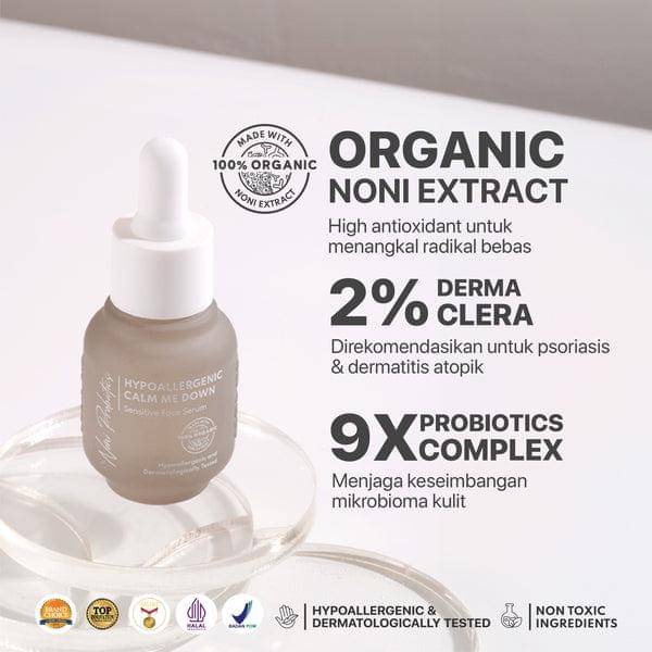 N'PURE Noni Probiotics Hypoallergenic Calm Me Down Sensitive Face Serum (npureofficial.id)