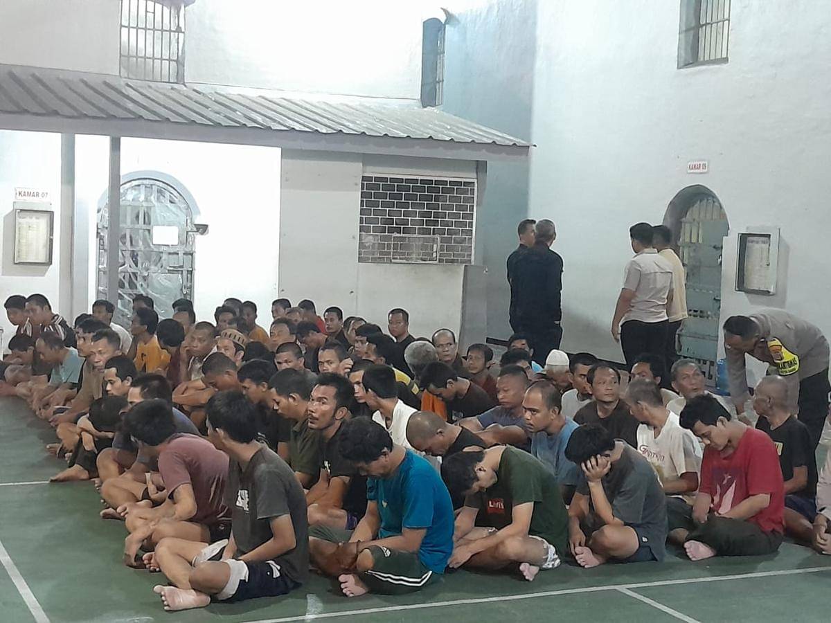 Sidak gabungan rutan Serang
