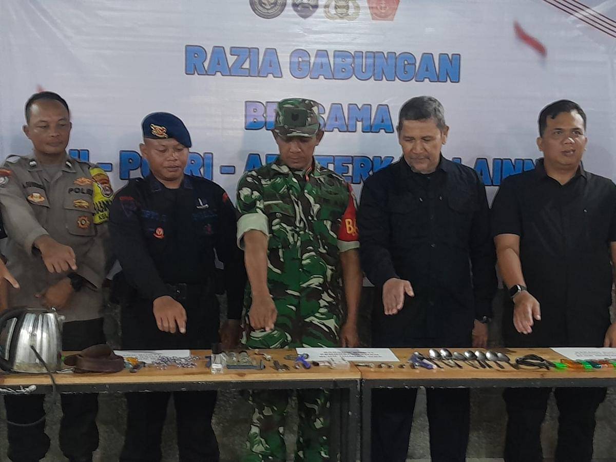 Sidak gabungan rutan Serang
