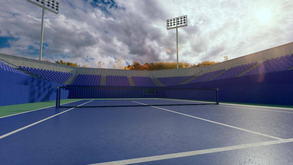 ilustrasi lapangan padel (freepik.com/viarprodesign)