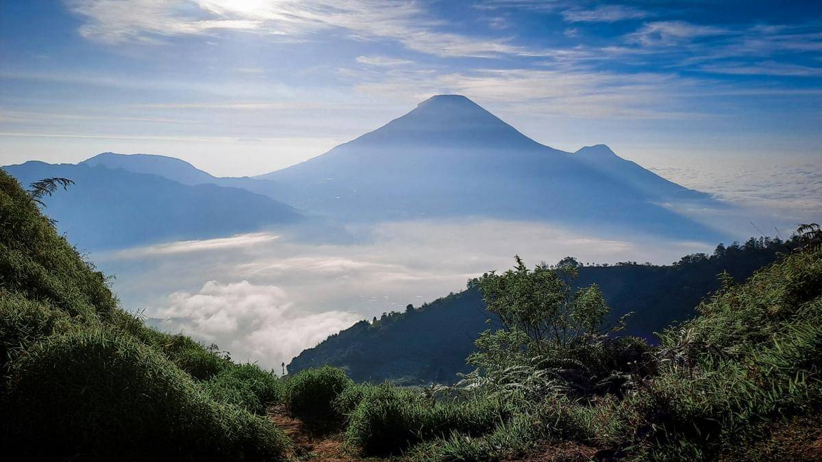 ilustrasi Bukit Sikunir 